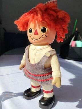 1974 Vintage Raggedy Ann Coin Bank - 9 Inches - Collectible Doll